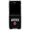 San Diego State University Aztecs Black Galaxy Z Flip6 Clear Case