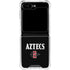 San Diego State University Aztecs Black Galaxy Z Flip6 Clear Case