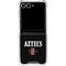 San Diego State University Aztecs Black Galaxy Z Flip7 Clear Case