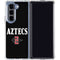 San Diego State University Aztecs Black Galaxy Z Fold5 5G Clear Case