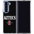 San Diego State University Aztecs Black Galaxy Z Fold6 Clear Case