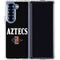 San Diego State University Aztecs Black Galaxy Z Fold7 Clear Case