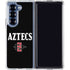 San Diego State University Aztecs Black Galaxy Z Fold7 Clear Case