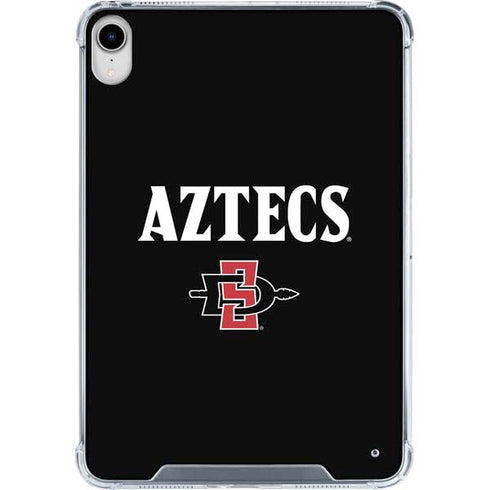 San Diego State University Aztecs Black iPad 11th Gen (2025) Clear Case