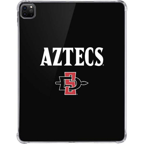 San Diego State University Aztecs Black iPad Pro 11in (2024) Clear Case