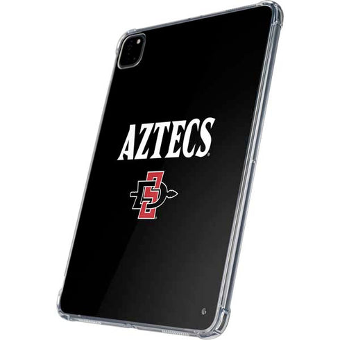 San Diego State University Aztecs Black iPad Pro 11in (2024) Clear Case