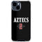 San Diego State University Aztecs Black iPhone 15 Clear Case