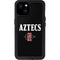 San Diego State University Aztecs Black iPhone 15 Plus Waterproof Case