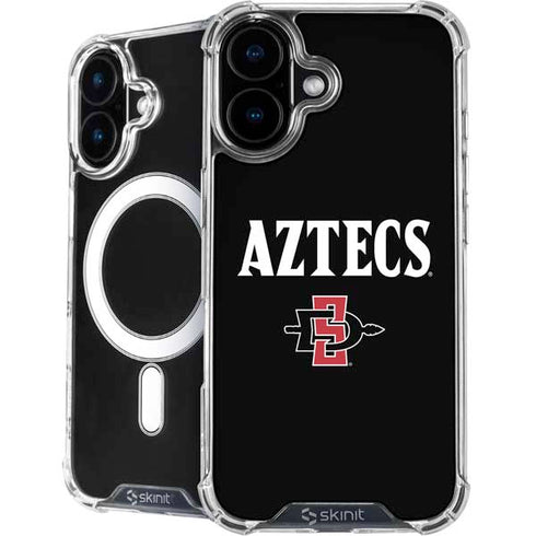 San Diego State University Aztecs Black iPhone 16 MagSafe Case