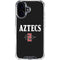 San Diego State University Aztecs Black iPhone 16 Plus Clear Case
