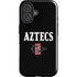 San Diego State University Aztecs Black iPhone 16 Plus Impact Case