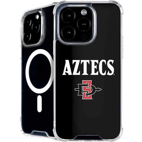 San Diego State University Aztecs Black iPhone 16 Pro MagSafe Case