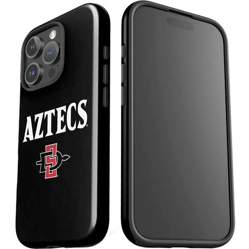 San Diego State University Aztecs Black iPhone 16 Pro Max Impact Case