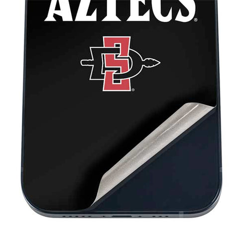 San Diego State University Aztecs Black iPhone 16 Skin