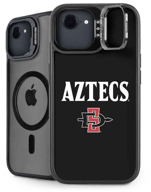 San Diego State University Aztecs Black iPhone 16e Kickstand Case