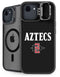 San Diego State University Aztecs Black iPhone 16e Kickstand Case