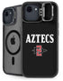 San Diego State University Aztecs Black iPhone 16e Kickstand Case