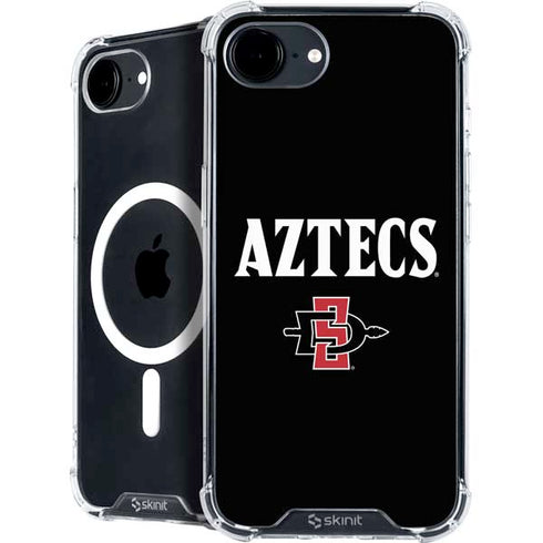 San Diego State University Aztecs Black iPhone 16e MagSafe Case
