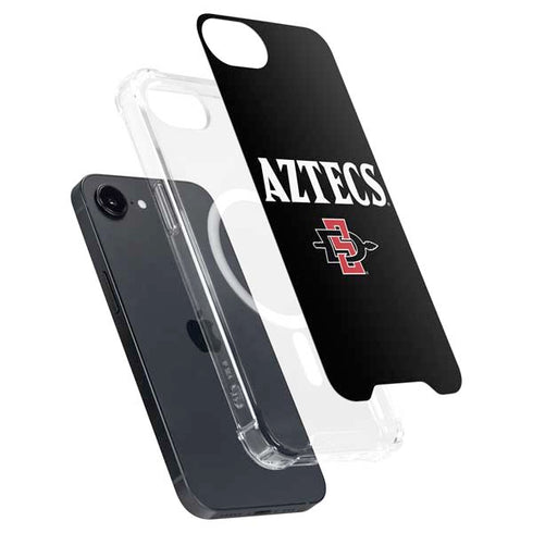 San Diego State University Aztecs Black iPhone 16e MagSafe Case