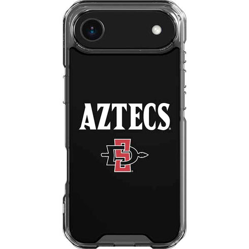 San Diego State University Aztecs Black iPhone 17 Air Clear Case