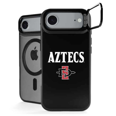 San Diego State University Aztecs Black iPhone 17 Air Kickstand Case