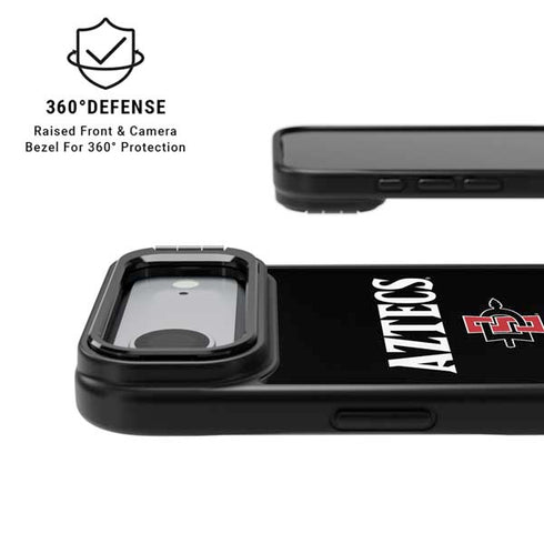 San Diego State University Aztecs Black iPhone 17 Air Kickstand Case
