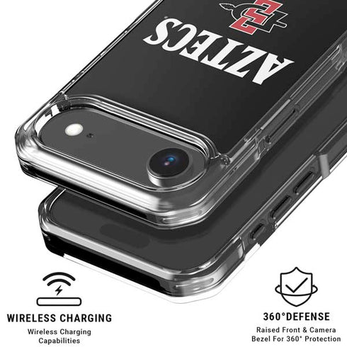 San Diego State University Aztecs Black iPhone 17 Air MagSafe Case