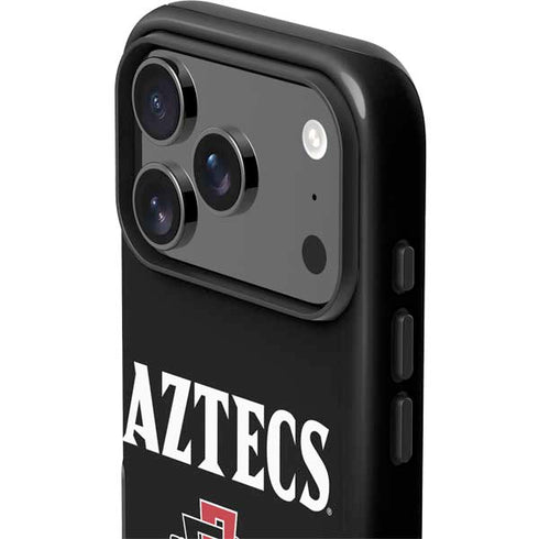 San Diego State University Aztecs Black iPhone 17 Pro Max Impact Case