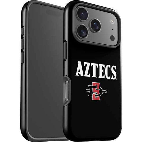 San Diego State University Aztecs Black iPhone 17 Pro Max Impact Case