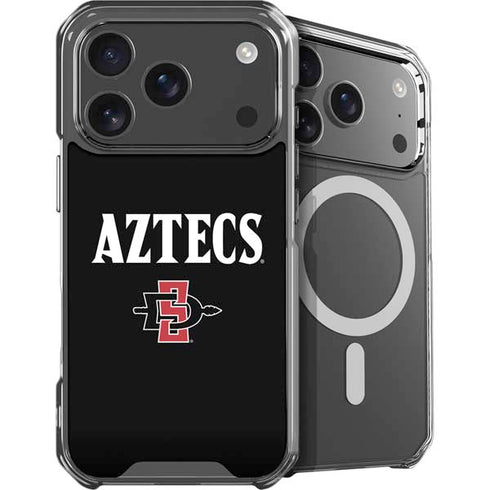 San Diego State University Aztecs Black iPhone 17 Pro Max MagSafe Case