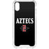 San Diego State University Aztecs Black iPhone XS Clear Case