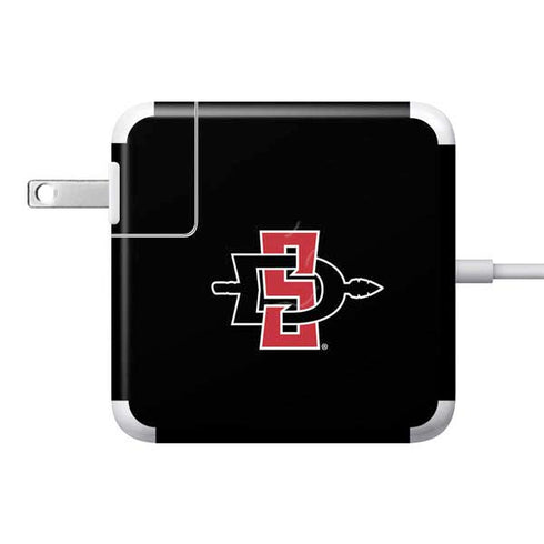 San Diego State University Aztecs Logo 85W Power Adapter (15 and 17 inch MacBook Pro Charger) Skin