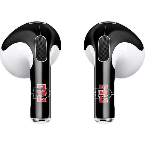 San Diego State University Aztecs Logo Apple AirPods (3rd Gen 2021) Skin