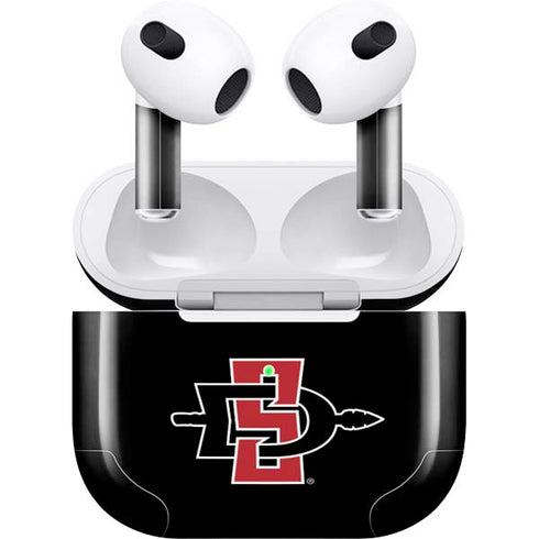 San Diego State University Aztecs Logo Apple AirPods (3rd Gen 2021) Skin