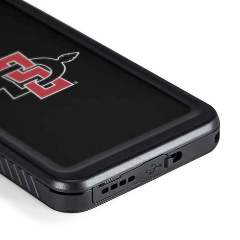 San Diego State University Aztecs Logo Galaxy S24 Plus Waterproof Case