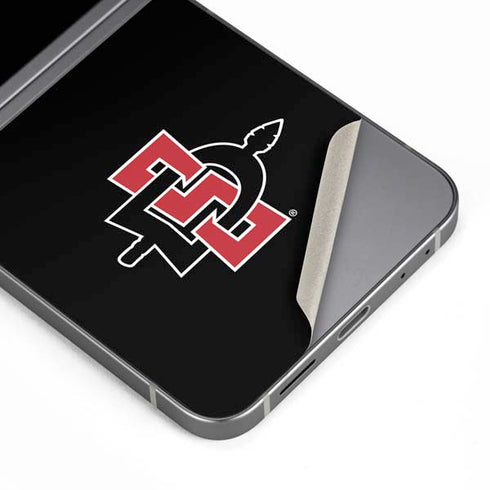 San Diego State University Aztecs Logo Galaxy Z Flip6 Skin