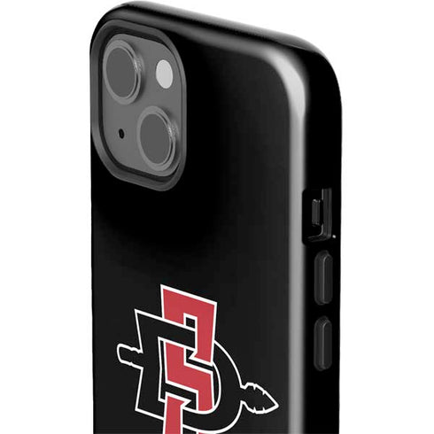 San Diego State University Aztecs Logo iPhone 15 Impact Case