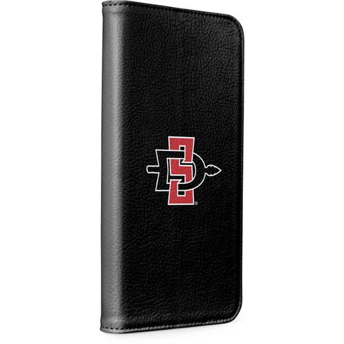 San Diego State University Aztecs Logo iPhone 15 Plus Folio Case