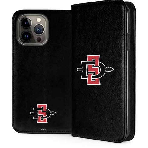 San Diego State University Aztecs Logo iPhone 15 Pro Max Folio Case