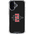 San Diego State University Aztecs Logo iPhone 16 Plus Clear Case