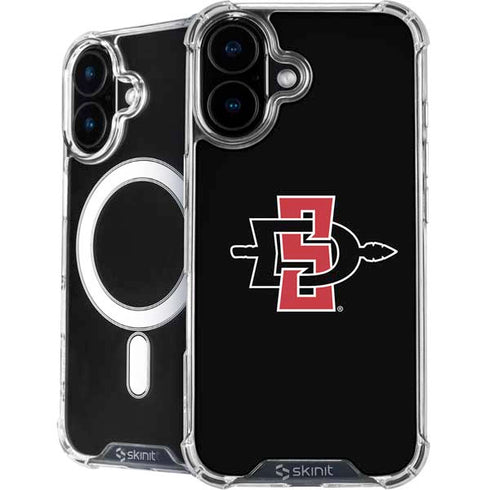 San Diego State University Aztecs Logo iPhone 16 Plus MagSafe Case