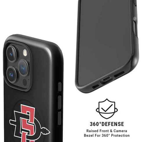 San Diego State University Aztecs Logo iPhone 16 Pro Magsafe Impact Case