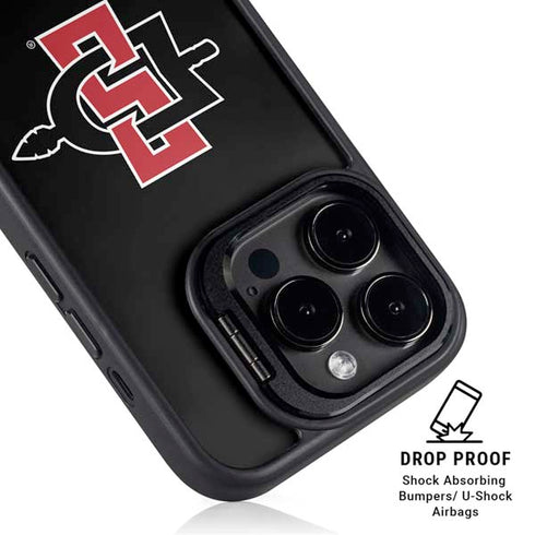 San Diego State University Aztecs Logo iPhone 16 Pro Max Kickstand Case