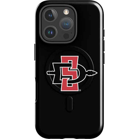 San Diego State University Aztecs Logo iPhone 16 Pro Max Magsafe Impact Case