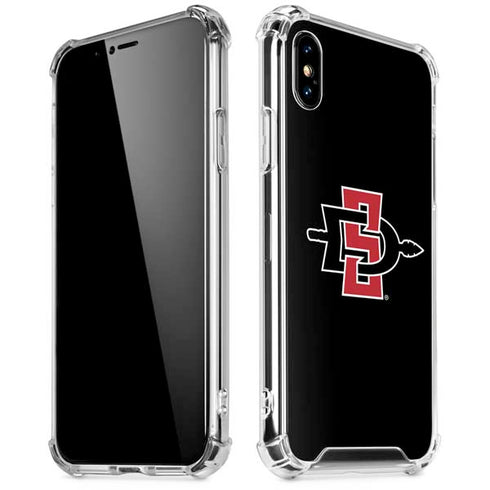San Diego State University Aztecs Logo iPhone X/XS Clear Case