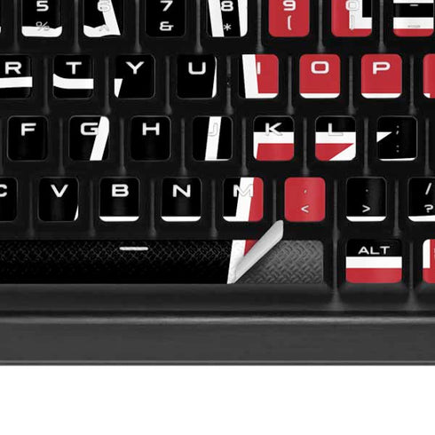 San Diego State University Aztecs Logo K95 RGB PLATINUM Mechanical Gaming Keyboard Skin