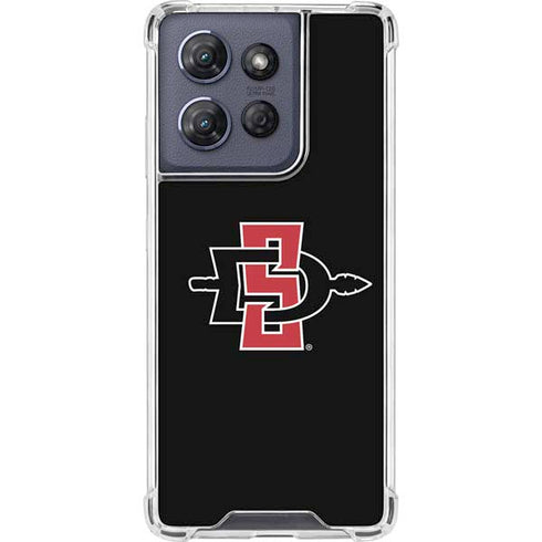 San Diego State University Aztecs Logo Moto G 5G (2025) Clear Case