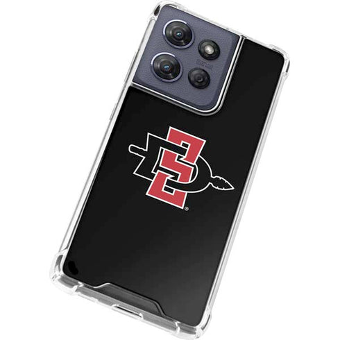 San Diego State University Aztecs Logo Moto G 5G (2025) Clear Case