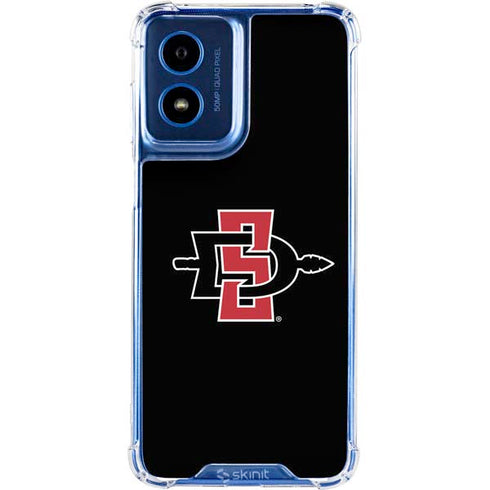 San Diego State University Aztecs Logo Moto G 5G (2024) Clear Case