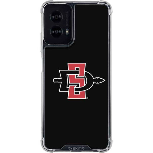 San Diego State University Aztecs Logo Moto G Power 5G (2024) Clear Case